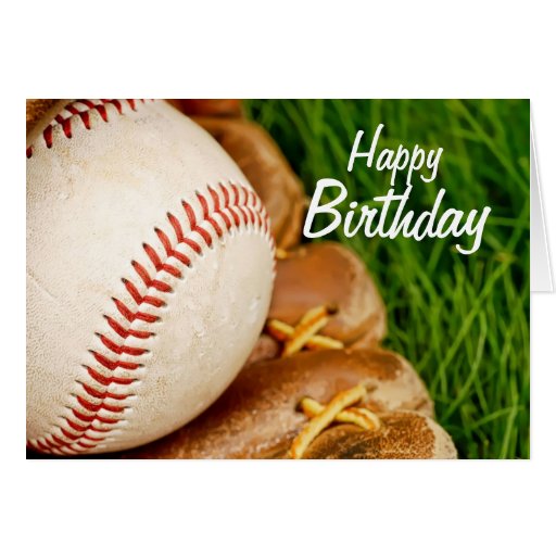 happy-birthday-baseball-with-mitt-greeting-cards-zazzle