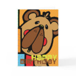Happy Birthday Bear Card