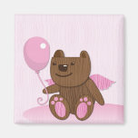 Happy Birthday Bear plain Refrigerator Magnets