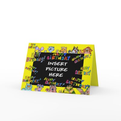 Happy Birthday - Beast Wishes Greeting Card by zooogle