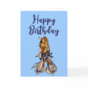 Happy Birthday Belly Dancer Greeting Card by LacyChenault Happy Birthday Belly Dancer Greeting Card