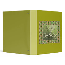 Happy Birthday Binder by JustParties Happy Birthday Binder