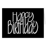 Happy Birthday Black Card