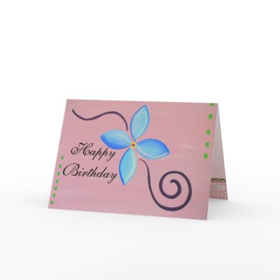 Happy Birthday Blank Card Template by Kardz4U. Personalize it.