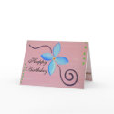 Happy Birthday Blank Card Template
