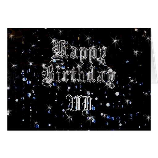 Happy Birthday Bling Greeting Card Zazzle
