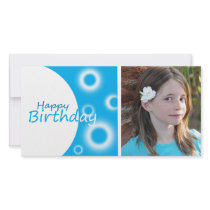 Happy Birthday blue balls photo cards by myhome71 Happy Birthday blue balls photo cards