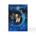 Happy Birthday Blue Moon Fairy stars and sky cards by moonlake Happy Birthday Blue Moon Fairy stars and sky cards