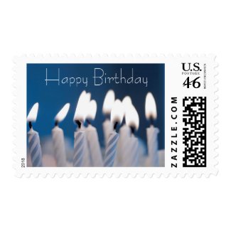 Happy Birthday -Blue stamp
