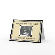 Happy Birthday Boss from Group Greeting Cards