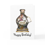 Happy Birthday Bottle of Love Card