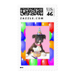 Happy Birthday Boxer dog postage