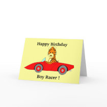 Happy Birthday, Boy Racer ! cards