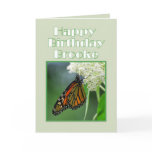 Happy Birthday Brooke Monarch Butterfly cards