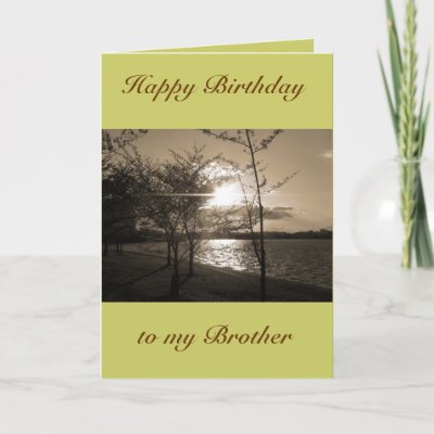 birthday cards for brother from sister. Happy Birthday Brother from