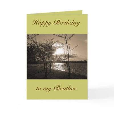 birthday cards for brother from sister. Happy Birthday Brother from