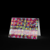 Happy Birthday Bubbles Card cards