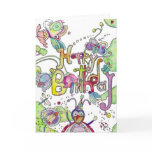 Happy Birthday - Bugs Greeting Card
