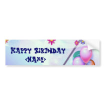Happy Birthday Bumper Sticker bumper stickers