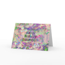 Happy Birthday Buttercup! cards