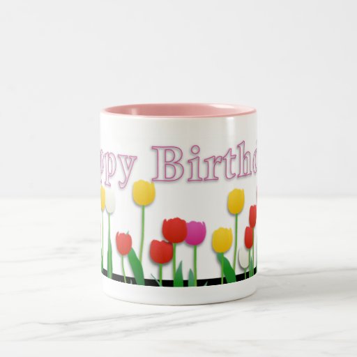 Happy Birthday Butterfly Mugs