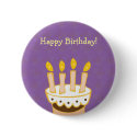 Happy Birthday Cake button