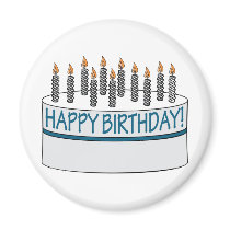 Happy Birthday Cake magnets by cuteforkids Happy Birthday Cake magnets