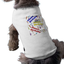 Happy Birthday Cake Pet Clothing