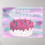 Happy Birthday Cake Print