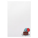 Happy Birthday Cake Customized Stationery