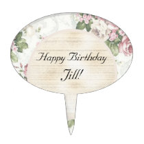 Happy Birthday Cake Topper cake picks