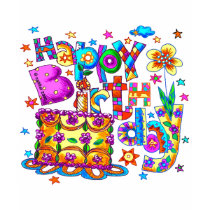 Happy Birthday Cake t-shirts