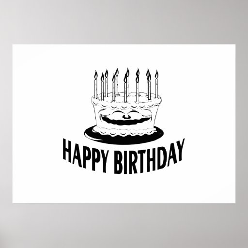 Happy Birthday Cake Posters, Happy Birthday Cake Prints ...