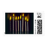 Happy Birthday candle postage stamps