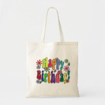 Happy Birthday Canvas Bag