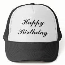 Happy Birthday cap hats by maria_babiie Happy Birthday cap hats