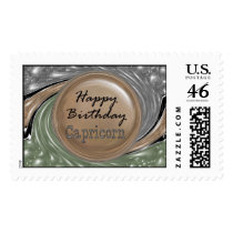Happy Birthday Capricorn postage