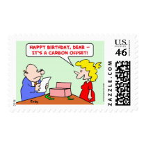 happy birthday carbon offset postage