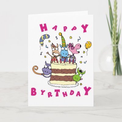 Happy Birthday! Greeting Card from Zazzle.com
