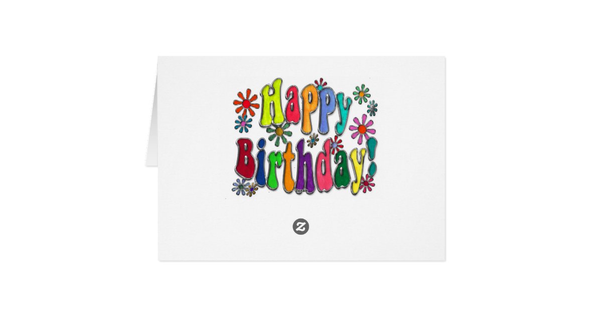 Happy Birthday Card Zazzle