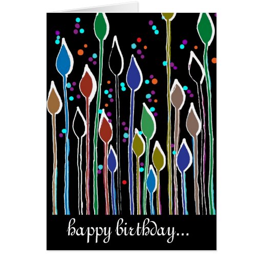 happy birthday card blank inside Zazzle