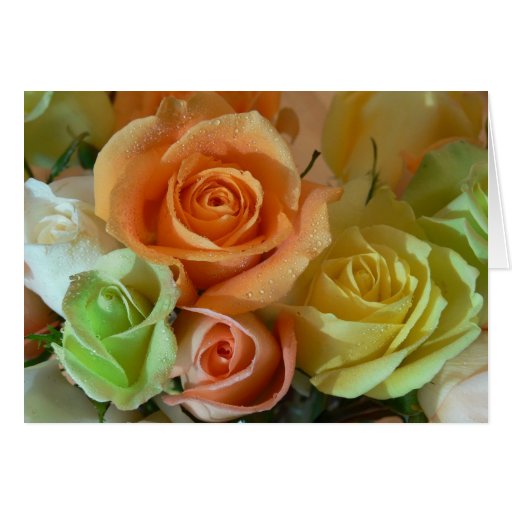 Happy Birthday card-Bouquet of Roses