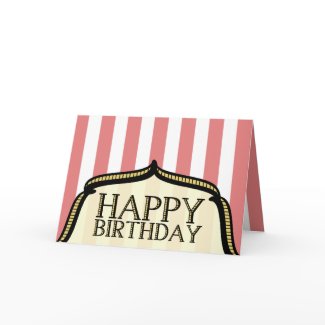 Happy Birthday Card - Circus card