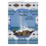 Happy Birthday Card For A Step Father Sea