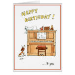 Happy birthday card for music lovers cards