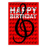 Happy Birthday Card G Clef Gift Box