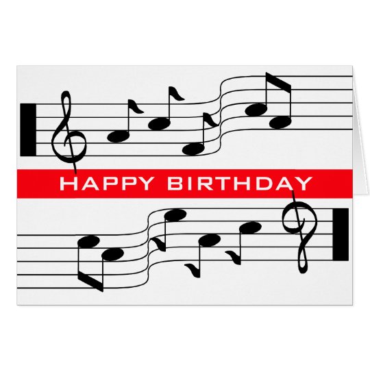 Happy Birthday Music Notes Clip Art