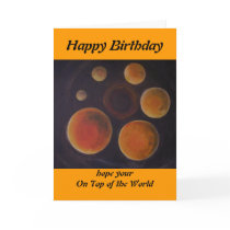 Happy Birthday Card. Out of this world.