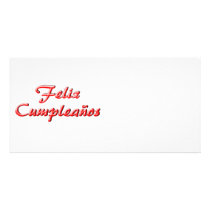 Happy Birthday card Customized Photo Card