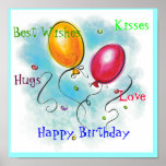 Happy Birthday Card Print